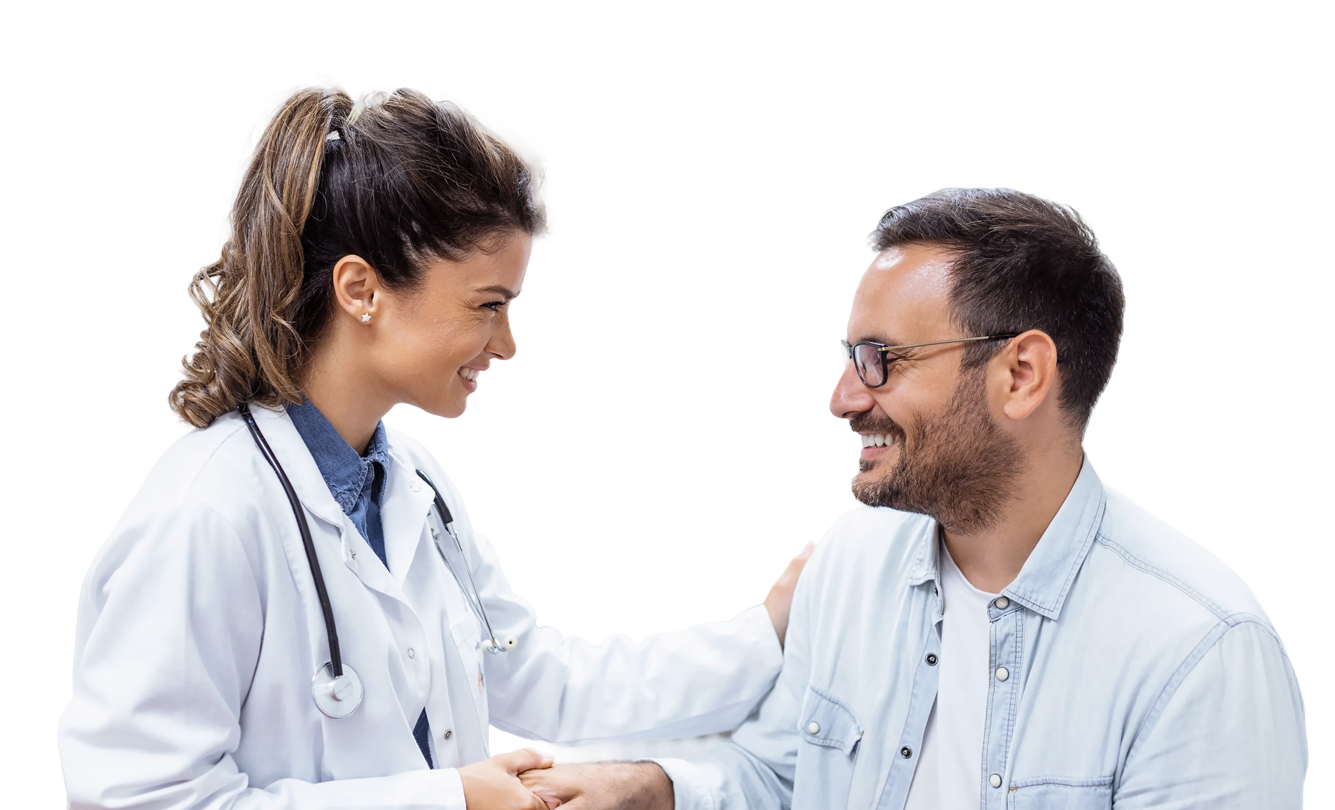 Médica atendendo paciente